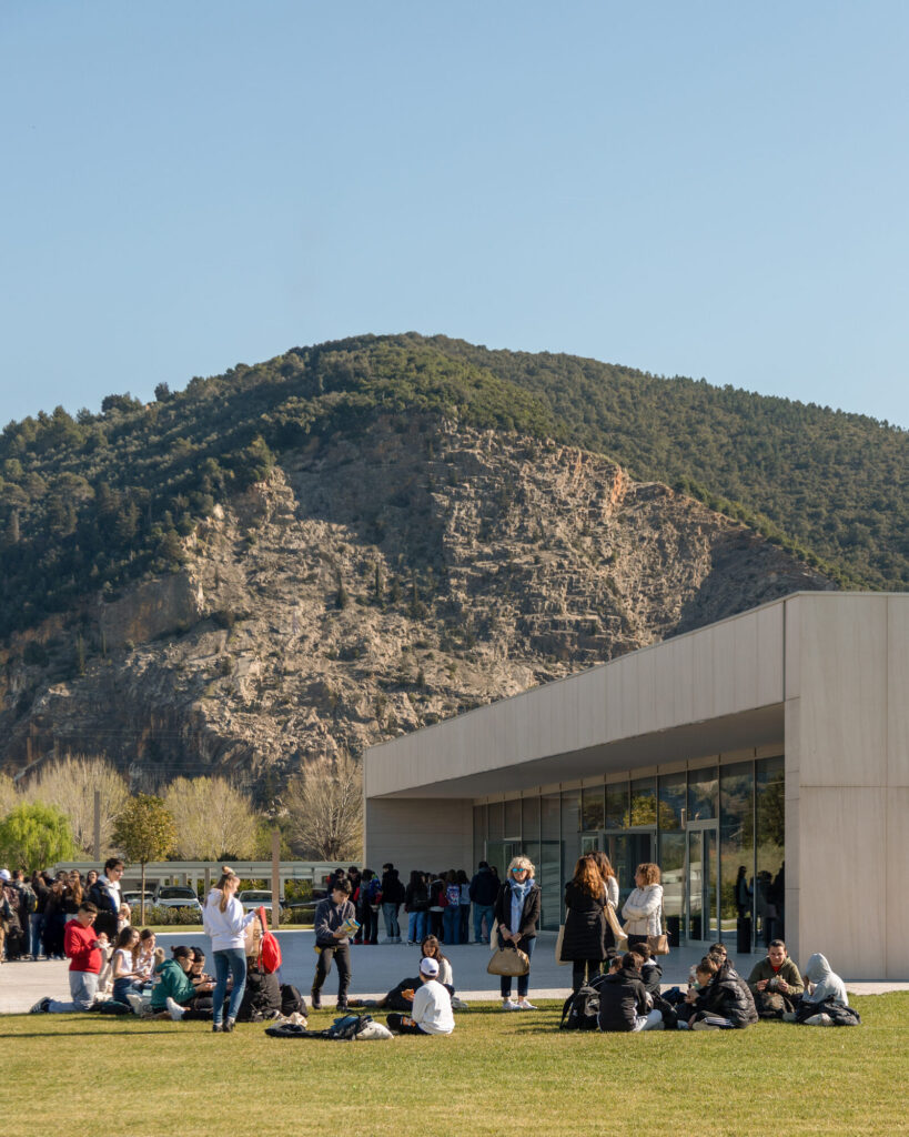 Il parco di 4.000 mq durante un evento