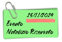 Evento natalizio riservato