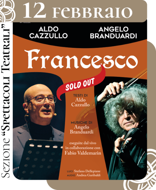 Francesco Cazzullo Branduardi sold out